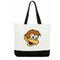 Tote bag with Monkey in cotton deluxe image